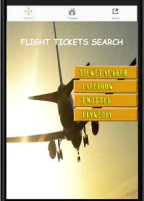 Flight Tickets Search android App screenshot 0